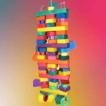 Pretty Large Bird Toy for Big Parrots 98515 - Colorama