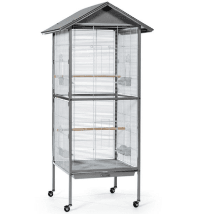 Indoor Charming Aviary Flight Cage for Small Birds by Prevue Pet