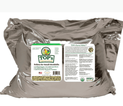 USDA Organic Certified TOPS Bird Food Pellets for All Size Hookbill Parrots LARGE 25 lb (Copy)