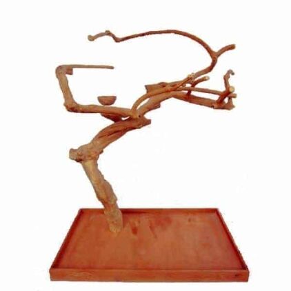 Java Wood Parrot Play Stand Tree by AE Medium Birds 200M
