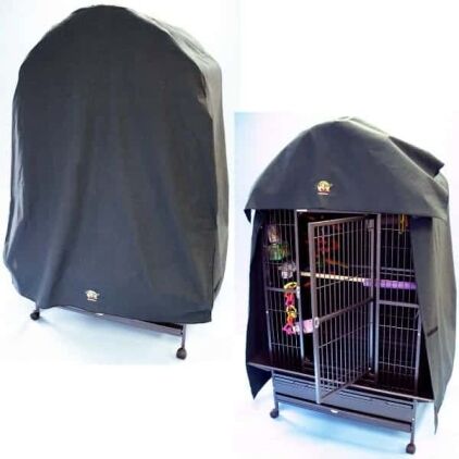 Cozzzy 40 x 32 Bird Cage Cover for Dome Top Cages - 4032DT Black