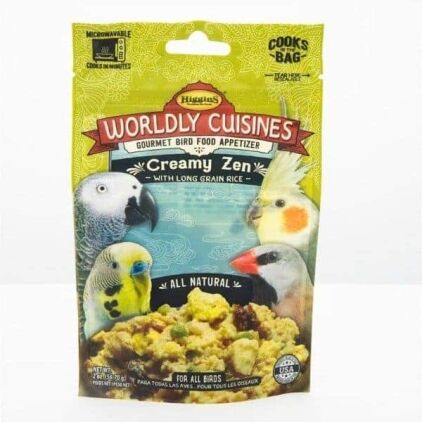 Higgins Worldly Cuisines Creamy Zen Microwave In Bag Bird Food 2 oz