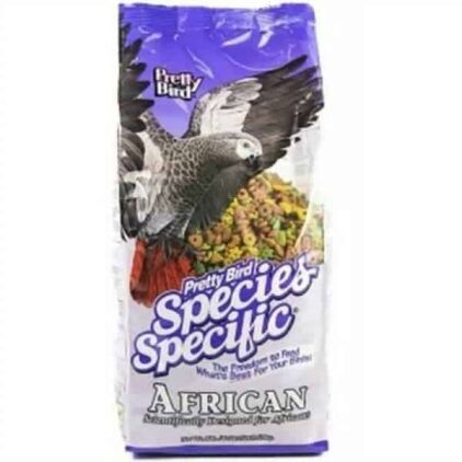 Pretty Bird African Grey and Conure Bird Food Pellets 8 lb