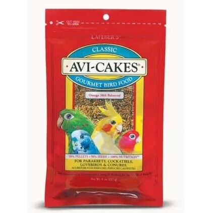 Lafebers Classic Avi-cakes Cockatiel Non-GMO 8 oz