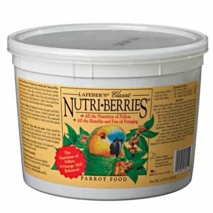 Lafebers Classic Parrot Nutri-berries Non-GMO 3.25 lb