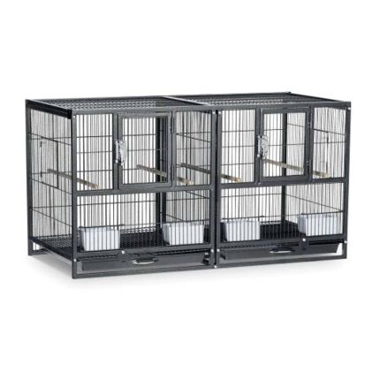 Breeder Cage The Hampton Deluxe Divided Breeder/flight Cage No Stand