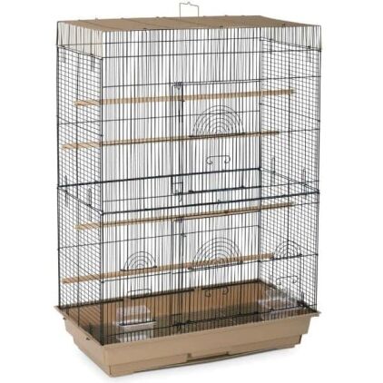 Indoor Aviary Flight Cage for Smallest Birds Prevue 42614-4 Black/Brown