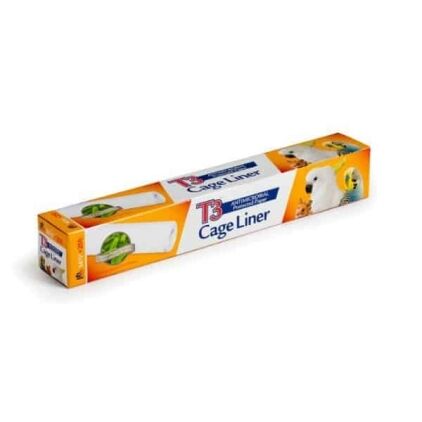 T3 Bird Cage Liner Paper by Prevue 18025 14-1/2" x 25' 