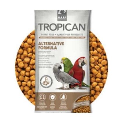 Tropican Alternative Parrot Granules 4mm NO Soy NO Corn by Hagen HARI 4 lb