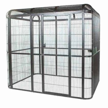 Walk In Indoor Aviary For Medium To Large Parrots by AE WI6262 Black