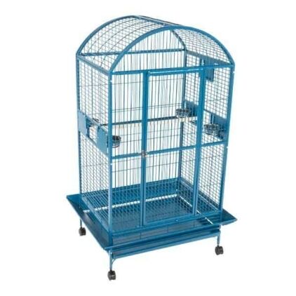 Dome Top Bird Cage for Medium Large Parrots by AE 9003628 White