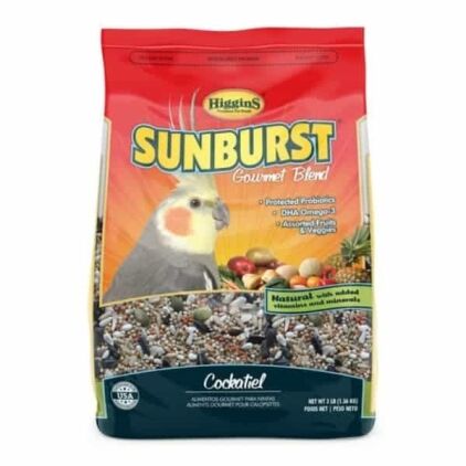 Higgins Versele-Laga Sunburst Cockatiel Size Gourmet Bird Food 3 lb