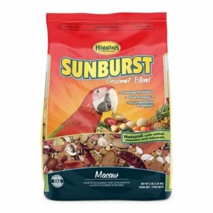 Higgins Versele-Laga Sunburst Macaw Size Gourmet Bird Food 3 lb