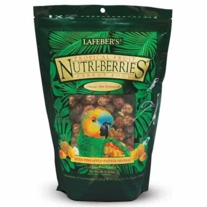 Lafebers Gourmet Tropical Fruit Nutri-berries Parrot Non-GMO 3 lb