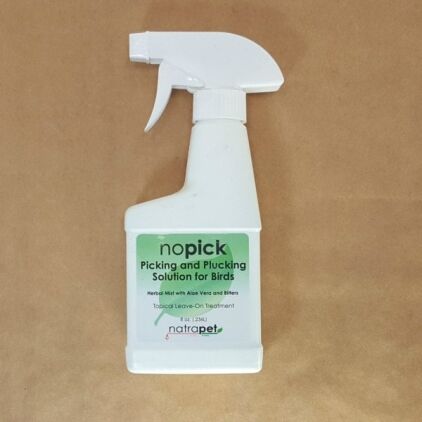 Natra No Pick Picking and Plucking Solution for Birds 8 oz