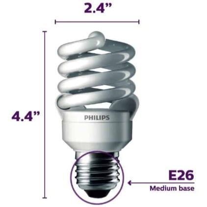 Full Spectrum Economy Daylight Bulb 100 Watt (uses 23W)