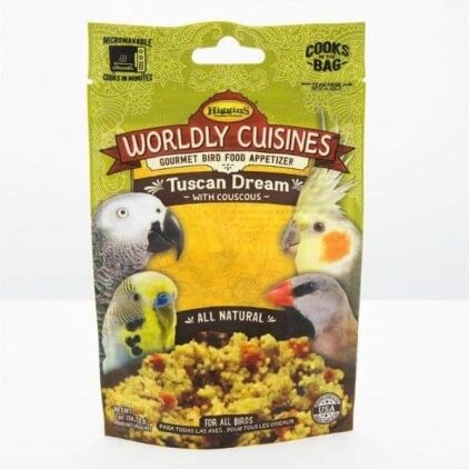 Higgins Worldly Cuisines Tuscan Dream Microwave In Bag Bird Food 2 oz