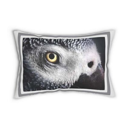 Eye-Catching Animal Lumbar Pillow, Decorative Throw Pillow, Nature-Inspired Home Decor, Unique Gift for Animal Lovers, Accent Pillow