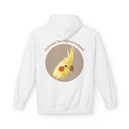 Cockatiel Lover's Unisex Fleece Hoodie | Windy City Parrot Design, Bird Enthusiast Gift, Cozy Casual Wear, Animal Lovers Sweatshirt, [...]