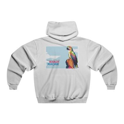 Colorful Parrot Hoodie - Vibrant Spring Fashion, Bird Lover Sweatshirt, Unique Graphic Pullover, Perfect Gift for Friends
