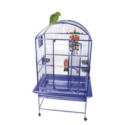 Dome Top Bird Cage for Medium Large Parrots by AE 9003223 Black