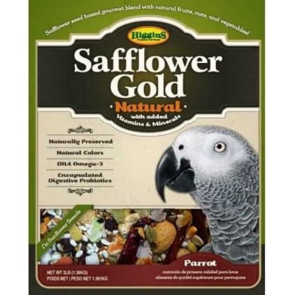 Higgins Versele-Laga Safflower Gold Parrot Food No Sunflower 25 lb
