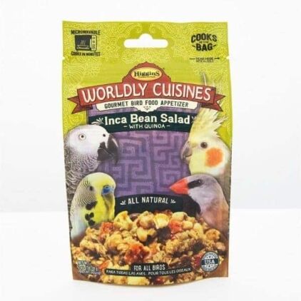 Higgins Versele-Laga Worldly Cuisines Inca Bean Microwave In Bag Bird Food 2 oz