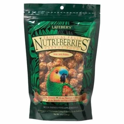 Lafebers Gourmet Tropical Fruit Nutri-berries Parrot Non-GMO 10 oz