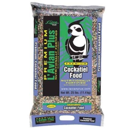 L'Avian Cockatiel Food Plus Premium Seed Mix 25 lb