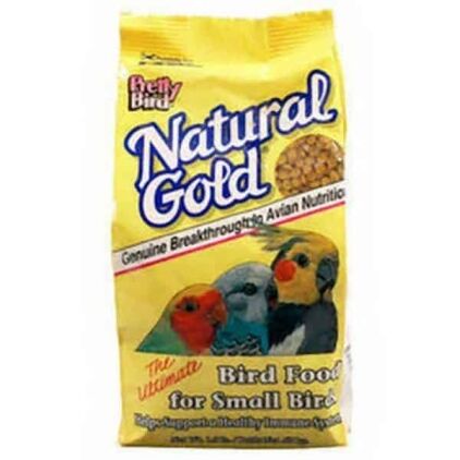Pretty Bird Natural Gold Pellets For Small Birds 1.5 lb