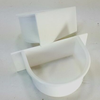 Winged Bird Cage Dish #80 2 pc