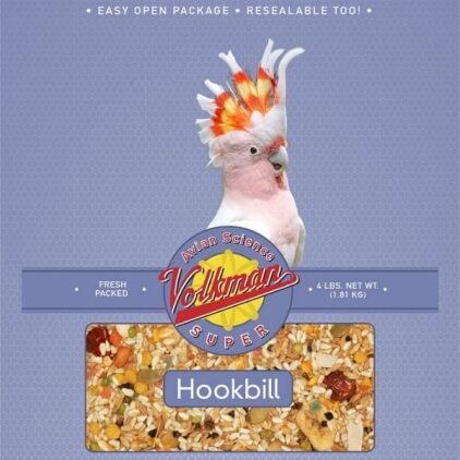Volkman Avian Science Super Hookbill No Sunflower Mix 4 Lb