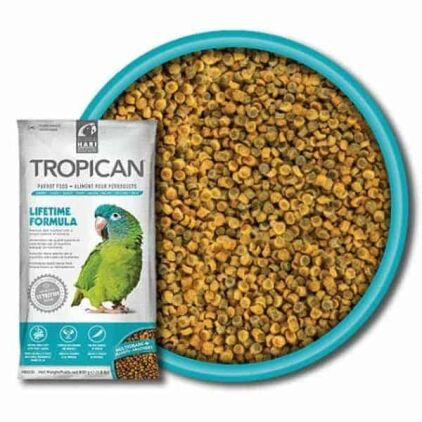 Tropican Lifetime Parrot Granules 4mm by Hagen HARI 1.8 lb